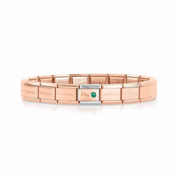 Bracciale Composable Classic con Pietra Natale Maggio