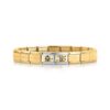 Bracciale Composable Classic Oro con Elefantino azzurro e Bebé