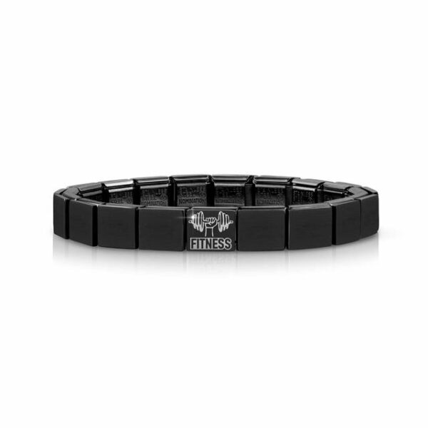 Bracciale Composable GLAM Nero Fitness